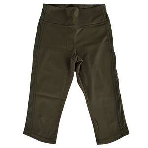 Lululemon Athletica Green High Rise Capri Cropped Leggings Size 6 Yoga Pants